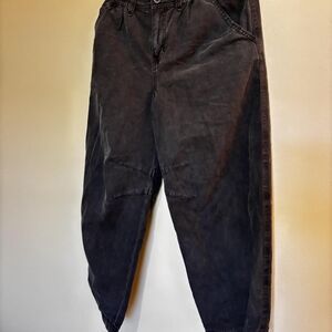 Aerie Charcoal Khaki Pants